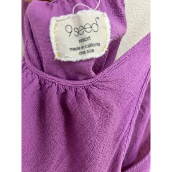 9 Seed Resort St Tropez California Ruffle Mini Dress in Petal Revolve One Size - Picture 6 of 7